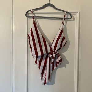 Women’s wrap bathing suit